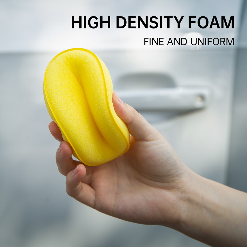 Deli Burete cu ceară din spumă pentru mașini Burete de înaltă densitate Instrumente de detaliere a mașinii Curățare întărire Bureți de lustruit