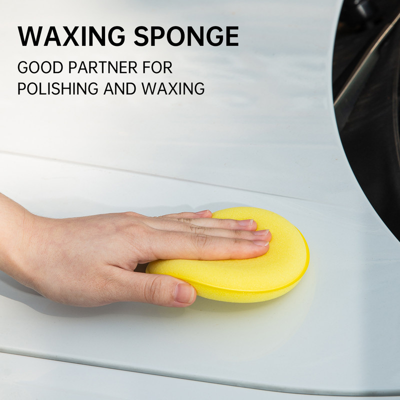 Deli Burete cu ceară din spumă pentru mașini Burete de înaltă densitate Instrumente de detaliere a mașinii Curățare întărire Bureți de lustruit