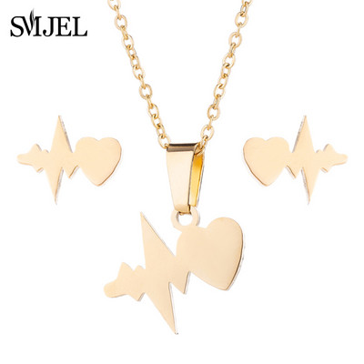 Náhrdelníky z nehrdzavejúcej ocele s pierkami, klasická móda, bohémske rastlinné listy, náušnice, náhrdelníky pre ženy, sady šperkov, svadobné darčeky