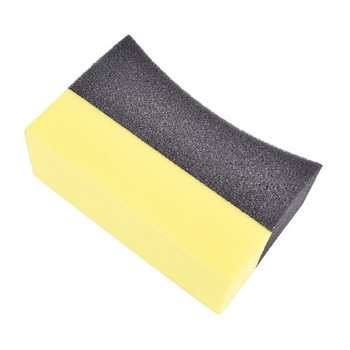1PC Почистване на интериора на автомобила PE гъба за кола маска Многофункционален инструмент за почистване на кола маска Corner Wipe Clear Residual Wax PE Sponge Brush