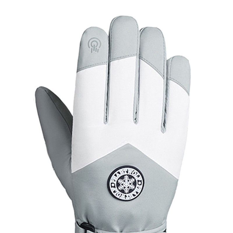 Mănuși de schi cu ecran tactil de iarnă Mănuși de snowboard calde Mănuși de iarnă mănuși de zăpadă rezistente la vânt și impermeabile pentru drumeții în camping în aer liber