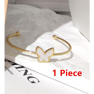 HANGZHI 3 buc/set clasic verde alb dublu fețe fluture floare fritillary metal set bijuterii pentru femei cadou de petrecere