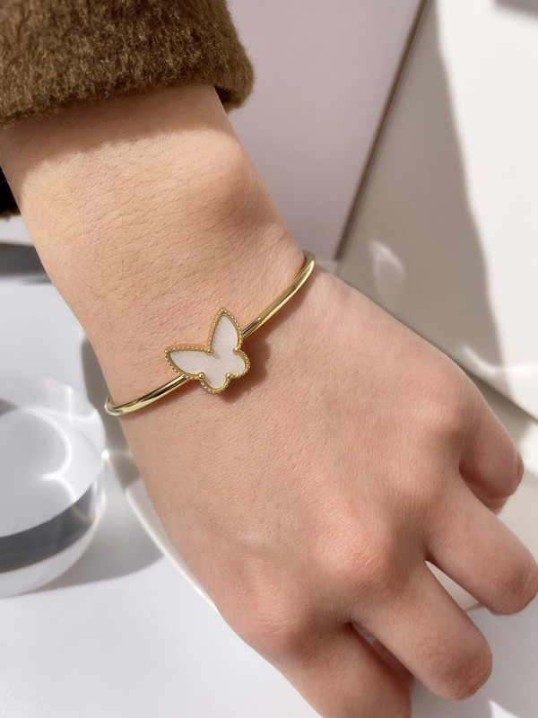 HANGZHI 3 buc/set clasic verde alb dublu fețe fluture floare fritillary metal set bijuterii pentru femei cadou de petrecere