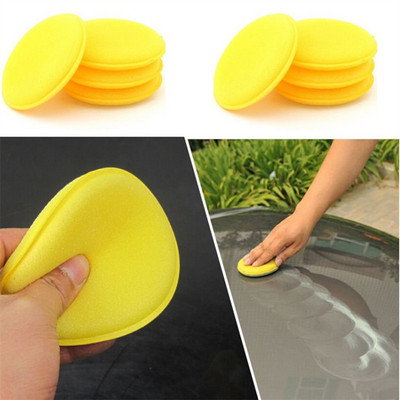 12 tk 6 tk autovaha aplikaator ümmarguse kujuga käsnaga vahatav poleerimisvaht ülipehmed padjad puhastele autodele laos olevatele puhastustööriistadele