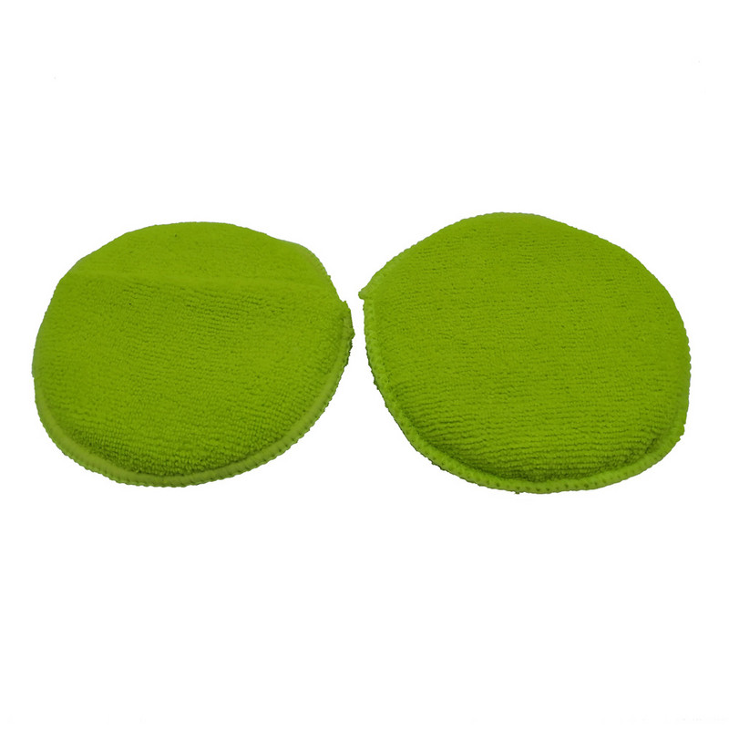Tampă de spumă cu burete compus din microfibră de 6 inch pentru tampoane aplicatoare de ceară pentru lustruit automat