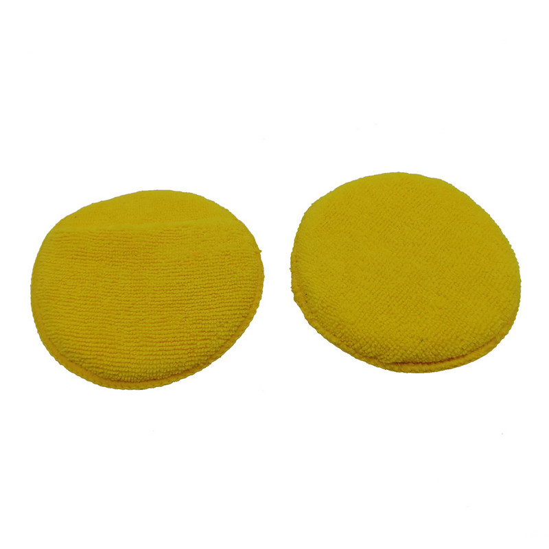 Tampă de spumă cu burete compus din microfibră de 6 inch pentru tampoane aplicatoare de ceară pentru lustruit automat