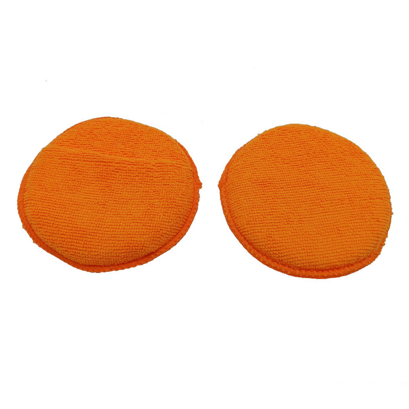 Tampă de spumă cu burete compus din microfibră de 6 inch pentru tampoane aplicatoare de ceară pentru lustruit automat