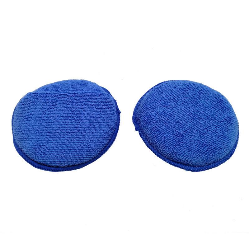Tampă de spumă cu burete compus din microfibră de 6 inch pentru tampoane aplicatoare de ceară pentru lustruit automat