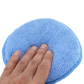 Tampon rotund pentru curățarea mașinii Accesorii pentru vehicule pentru curățarea mașinii Aplicator de spumă Ceară de mașină Burete de praf Îndepărtați tampon de lustruit pentru îngrijirea auto, 2 buc.