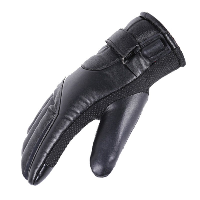 Elektromos fűthető kesztyűk újratölthető USB kézmelegítő fűtőkesztyűk téli motorkerékpár termikus érintőképernyős kerékpáros kesztyűk vízálló