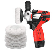 Tampoane tampon pentru mașină de găurit Tampoane de lustruit 5 buc 5-10 inci Tampă de lustruit din microfibră Capotă pentru repararea caroseriei auto Lustruire