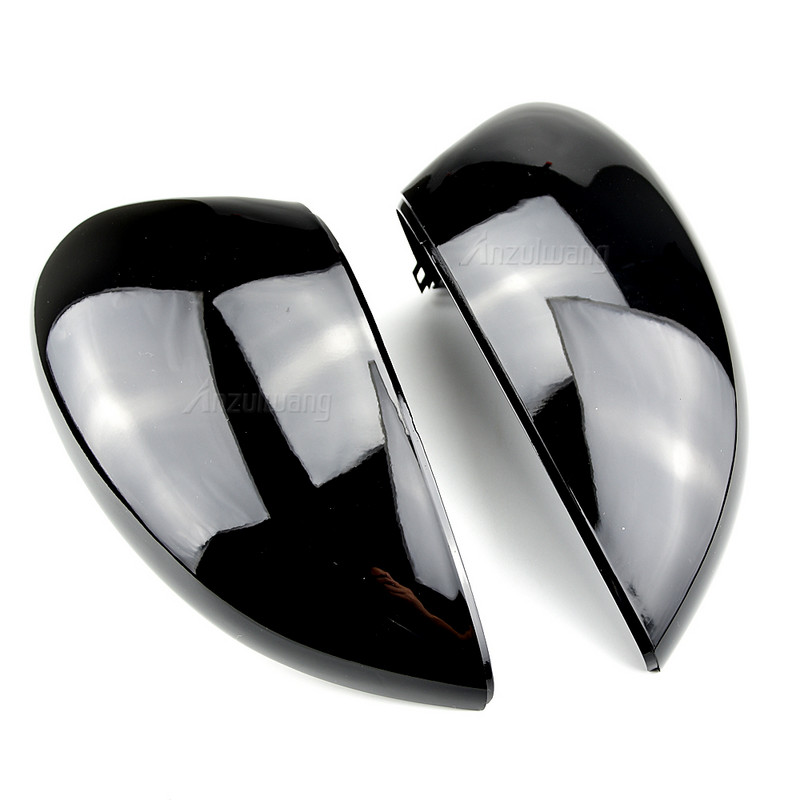 2 бр. Резервен капак за огледало за обратно виждане за автомобил за Ford за Fiesta MK7 2008 2009 2010 2011 2012 2013 2014 2015 2016 2017