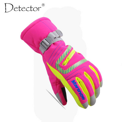 Detector Mănuși de schi Snowboard Bărbați Femei Copii Mănuși de iarnă Alpinism Ciclism Mănuși rezistente la vânt de înaltă calitate