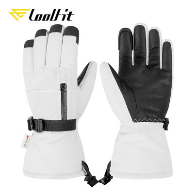Ски ръкавици Coolfit Водоустойчиви ръкавици с функция сензорен екран Термо ръкавици за сноуборд Топли ръкавици за снегоход Мъже Жени