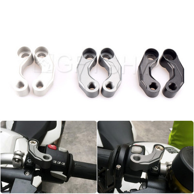 Paredzēts BMW R1250GS / ADV 2019 F700GS F750GS F800GS F850GS S1000R S1000XR F800 GS motocikla atpakaļskata spoguļa pagarinātāja komplektam