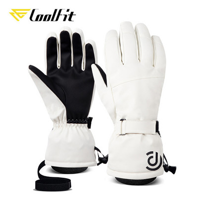 Coolfit Bărbați Femei Mănuși de schi de iarnă Mănuși de snowboard ultraușoare impermeabile pentru motocicletă Călărie pe zăpadă Păstrați căldura Mănuși rezistente la vânt