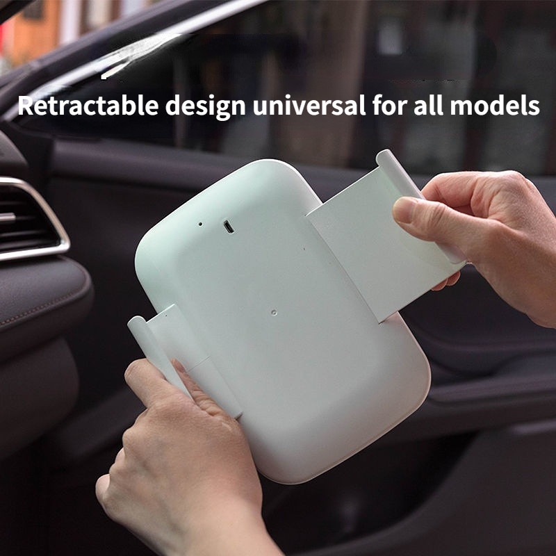 atsafeprOglindă de cosmetică pentru mașină Vizor de soare pentru mașină oglindă universală cu LED oglindă de dressing oglindă suspendată oglindă luminoasă model de încărcare