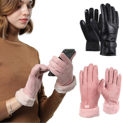 Акумулаторни електрически топли нагреваеми ръкавици Мъже жени Захранвани с батерии Топли ръкавици Зимни ветроустойчиви нагреваеми ръкавици за ски