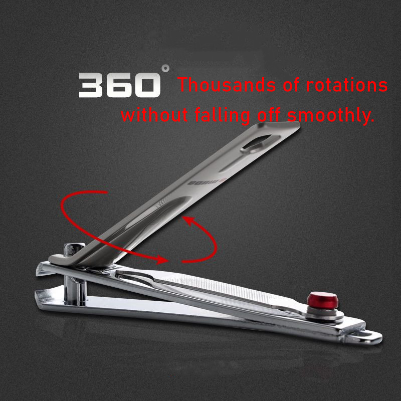 Dispozitive de tăiat manichiură mari, ascuțite, pentru unghii, din oțel inoxidabil + oțel carbon Acronyx, tăietoare de unghii dure, pedichiură, gură oblică de uz casnic