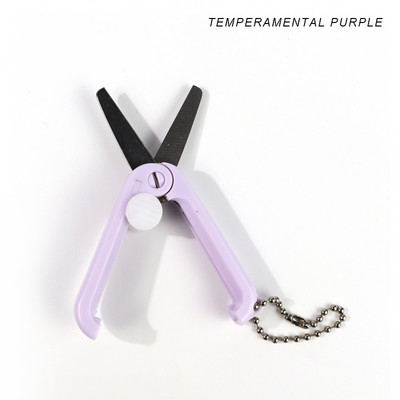 2022 Unelte amuzante pentru fete Mini foarfece portabile pentru unghii, creativitate pentru studenți, retractabile, pliabile, multifuncționale, sigure, drăguțe