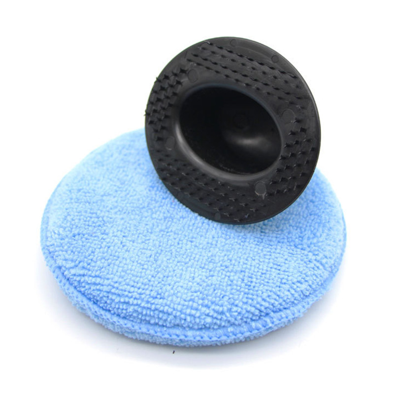 Burete din spumă din microfibră pentru curățarea mașinii tampon de lustruit pentru casă Accesorii auto Tampoane de lustruit pentru mașină Aplicator de curățare cu ceară