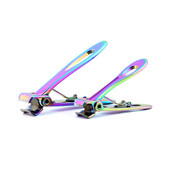 3 buc/set Fold Nail Clipper File SS Kit Anti Splash Finger Cutter Instrument de manichiură Design cu cap dublu Foarfecă groase pentru unghii încarnate