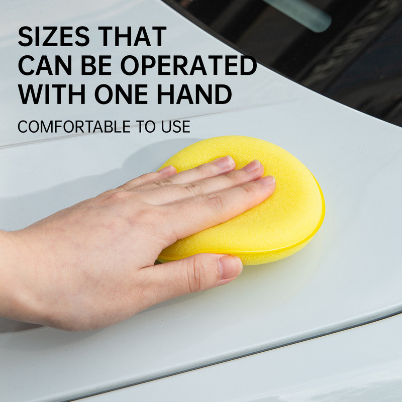 Deli Burete cu ceară din spumă pentru mașină Burete de înaltă densitate Instrumente de detaliere a mașinii Curățare întărire Bureți de lustruit