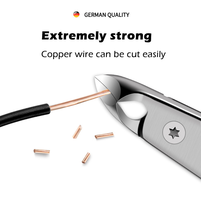 Nagų kirpimo mašinėlė nerūdijančio plieno įaugusių nagų kirpimo mašinėlė Puikiai pjausto storus ir kietus nagus Pedikiūro manikiūro įrankis