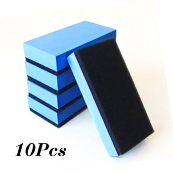 5/10 τεμ. Car Ceramic Coating Sponge Automobiles Glass Nano Wax Coat Applicator Pads Σφουγγάρια Σφουγγάρια αποτρίχωσης για αυτόματο γυάλισμα