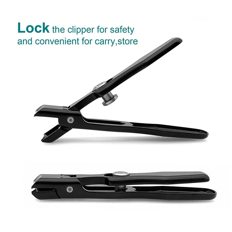 Νυχοκόπτη ποδιών για χοντρά νύχια Κλείδωμα ασφαλείας Εξαιρετικά μεγάλο φαρδύ άνοιγμα γνάθου βαρέως τύπου κόφτης νυχιών χωρίς πιτσίλισμα για άνδρες γυναίκες