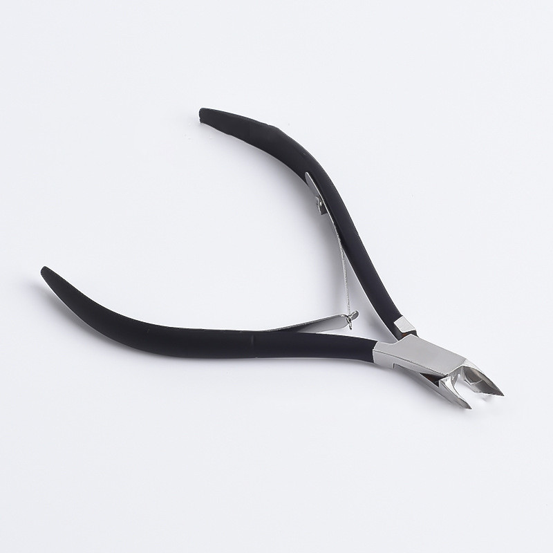 2/1 buc. Unelte pentru arta unghiilor Cuticule împingător lingură tăietor Trimmers din oțel inoxidabil cu două părți set de manichiură pedichiură