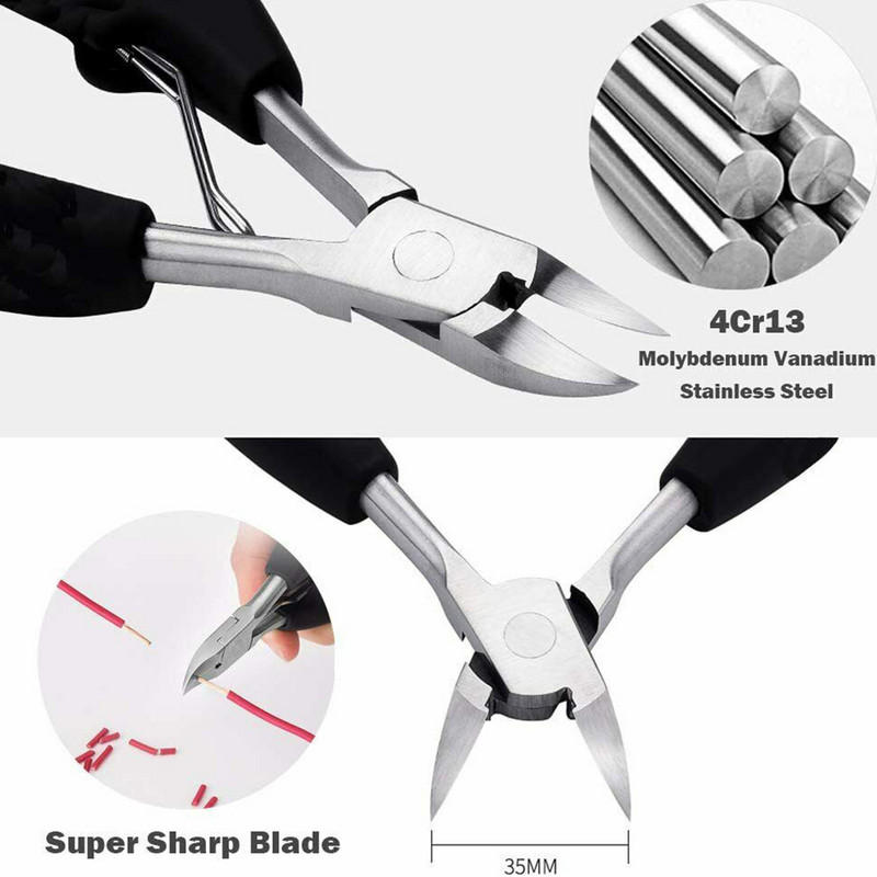 Clește pentru olecran mare Clipper Clippers speciale Set de manichiură Dispozitiv de tăiat unghii pentru degetele de oțel pentru adulți Pedichiură Instrumente pentru unghii