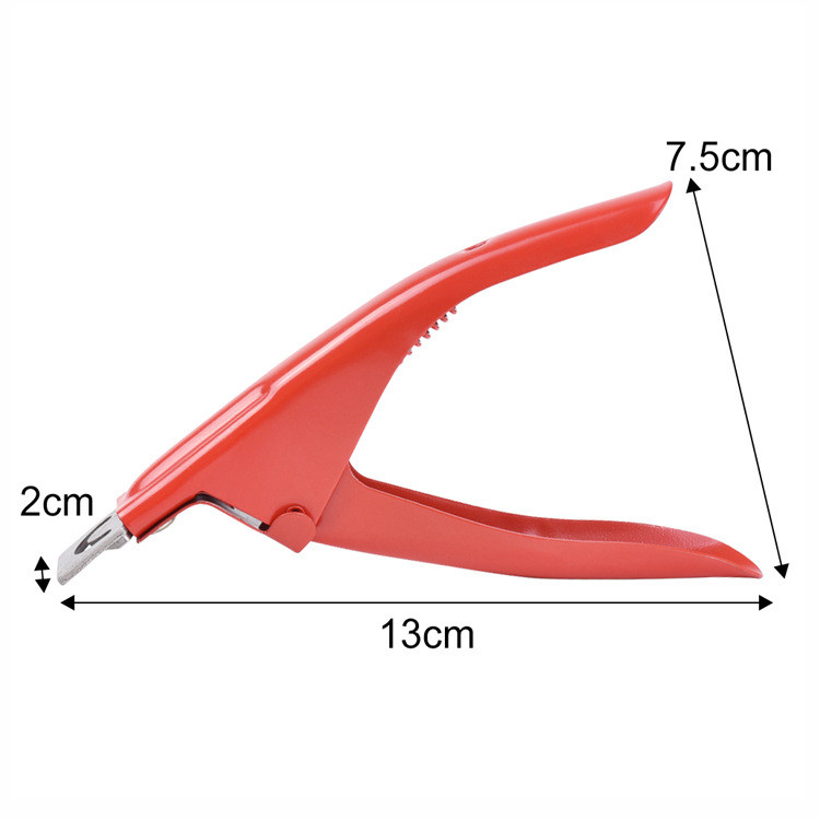 1 bucată tuns în formă de U unghii tăiate bricolaj franțuzesc unghii tăiate unghii false tuns unghii instrumente manichiură instrumente de tăiat unghii