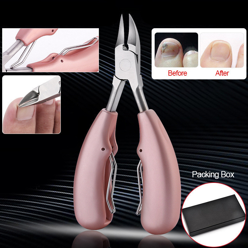 1 vnt. kojų nagų kirpimo mašinėlė negyvos odos šalinimo priemonė, koreguojanti nagus įaugusių nagų odelių žirklinė kraštų kirpimo priemonė pedikiūro priežiūros priemonė