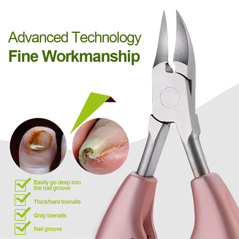 1 vnt. kojų nagų kirpimo mašinėlė negyvos odos šalinimo priemonė, koreguojanti nagus įaugusių nagų odelių žirklinė kraštų kirpimo priemonė pedikiūro priežiūros priemonė