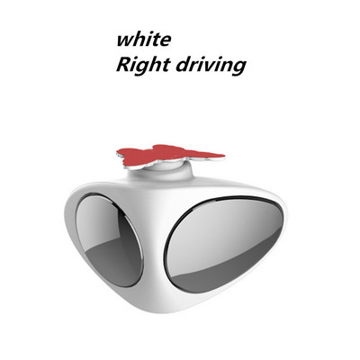 Oglindă convexă pentru unghi orb pentru mașină, rotativă la 360 de grade, pe 2 laturi, oglindă exterioară pentru parcare pentru vedere din spate, accesorii de siguranță, marșarier