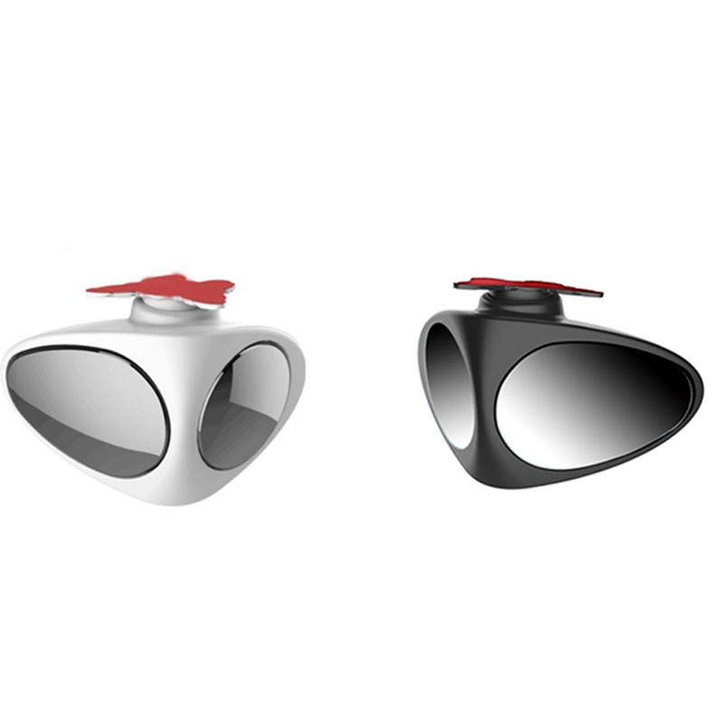 Oglindă convexă pentru unghi orb pentru mașină, rotativă la 360 de grade, pe 2 laturi, oglindă exterioară pentru parcare pentru vedere din spate, accesorii de siguranță, marșarier
