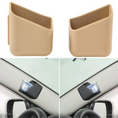 2 buc. Organizator de mașini Auto Camion Pilier Cutie de depozitare Ochelari de telefon pentru țigarete Suport card IC Organizatori Cutie de depozitare lipicioasă