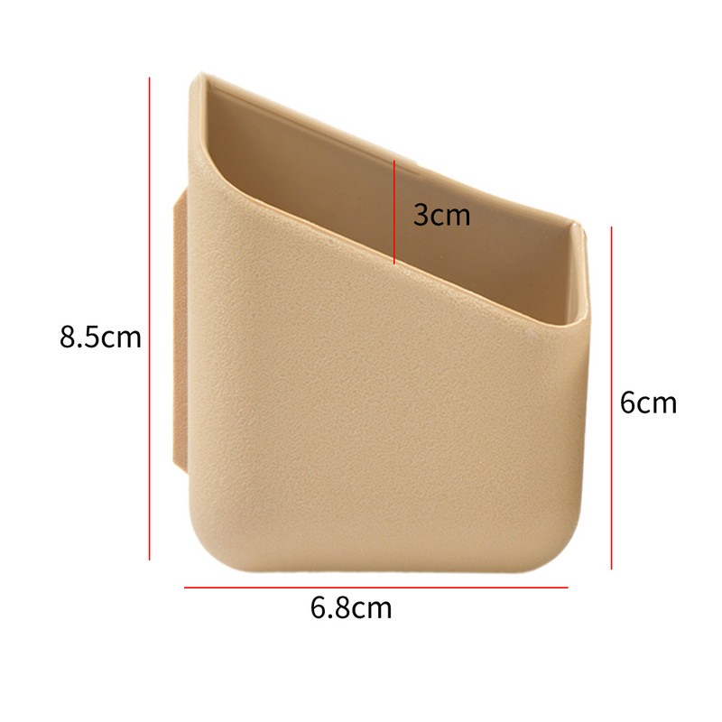 2 buc. Organizator de mașini Auto Camion Pilier Cutie de depozitare Ochelari de telefon pentru țigarete Suport card IC Organizatori Cutie de depozitare lipicioasă