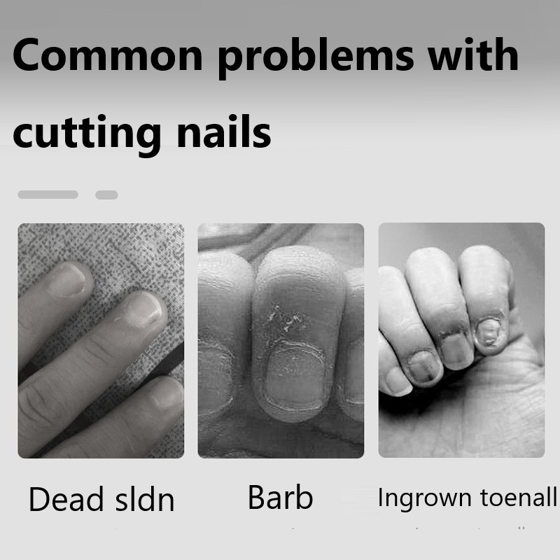 Dispozitive de tăiat unghii cu falcă lată din oțel inoxidabil cu deschidere pentru manichiură Cutter pentru unghii pentru unghii încarnate groase, instrumente pentru foarfece
