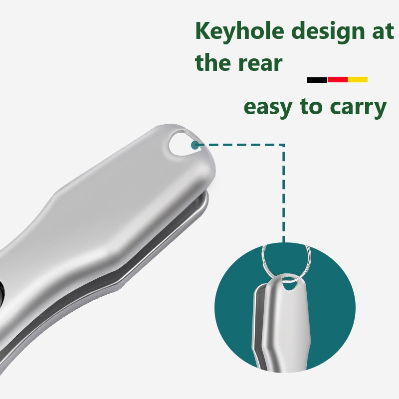 Dispozitive de tăiat unghii cu falcă lată din oțel inoxidabil cu deschidere pentru manichiură Cutter pentru unghii pentru unghii încarnate groase, instrumente pentru foarfece