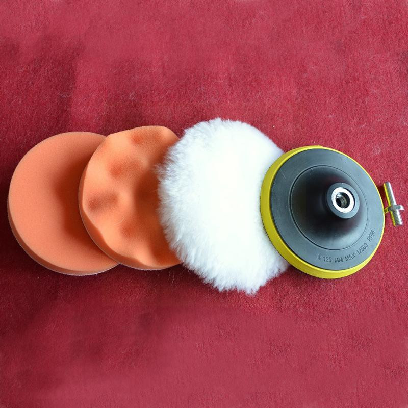 Konusna spužva za poliranje Komplet jastučića za poliranje Visoki sjaj Komplet jastučića za poliranje za mašinu za poliranje automobila sa stražnjim jastučićem Adapter za bušilicu L2O3