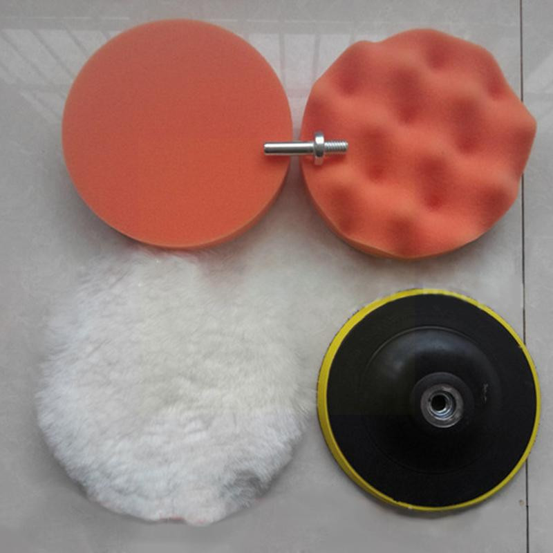 Konusna spužva za poliranje Komplet jastučića za poliranje Visoki sjaj Komplet jastučića za poliranje za mašinu za poliranje automobila sa stražnjim jastučićem Adapter za bušilicu L2O3