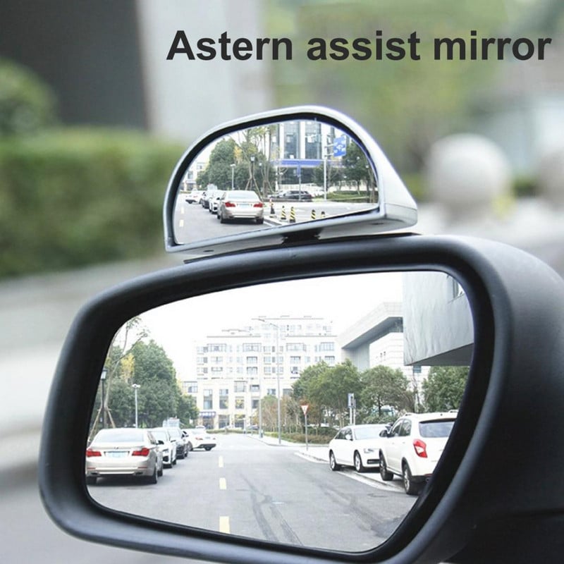 Autós tükör, széles szögű, 360 fokban állítható ABS autós visszapillantó tükör parkoló kiegészítő modul járműhöz