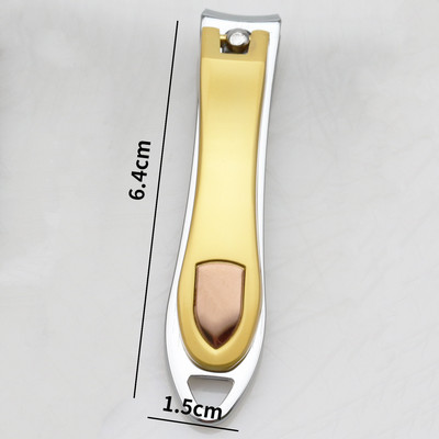 1 bucată Dispozitiv de tuns unghii portabil rezistent la stropire, model la modă, tuns unghii în 3 culori, tuns antiderapant, instrumente de pedichiură