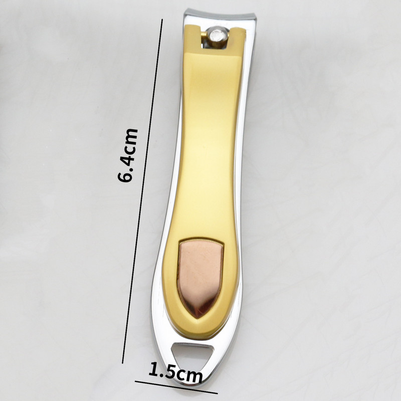 1 bucată Dispozitiv de tuns unghii portabil rezistent la stropire, model la modă, tuns unghii în 3 culori, tuns antiderapant, instrumente de pedichiură