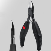 Tăiător profesionist de unghii de la picior de la pod pentru diabetici Tăiător de unghii de la picioare din oțel inoxidabil Dispozitiv de tuns unghii groase pentru olecran