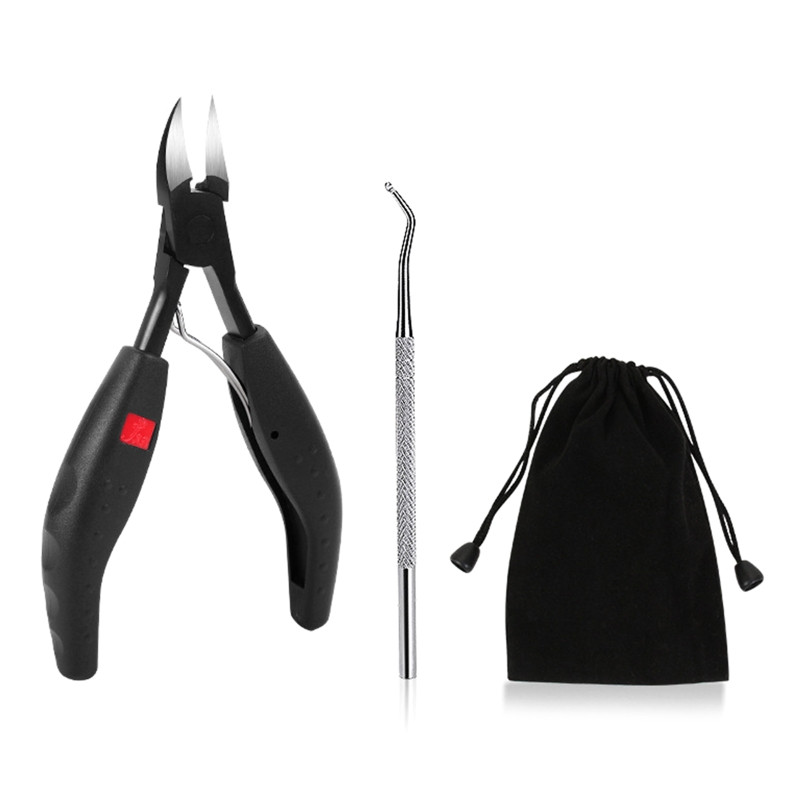 Tăiător profesionist de unghii de la picior de la pod pentru diabetici Tăiător de unghii de la picioare din oțel inoxidabil Dispozitiv de tuns unghii groase pentru olecran