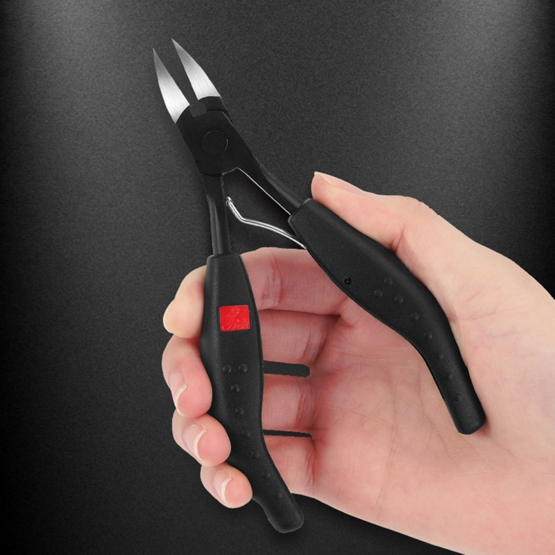 Tăiător profesionist de unghii de la picior de la pod pentru diabetici Tăiător de unghii de la picioare din oțel inoxidabil Dispozitiv de tuns unghii groase pentru olecran