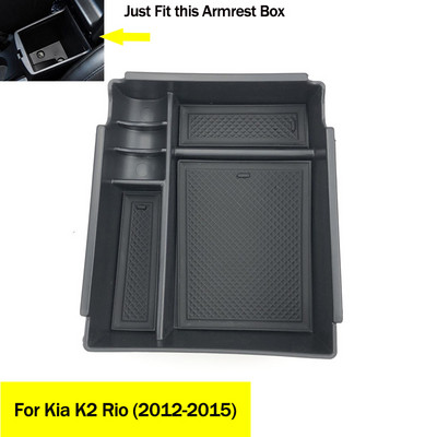Car Styling centrinio porankio laikymo dėžutės padėklų dėklas, skirtas Kia Rio K2 K3 K3S K4 K5 KX3 KX7 KX5 Sportage QL BORREGO Sorento Forte